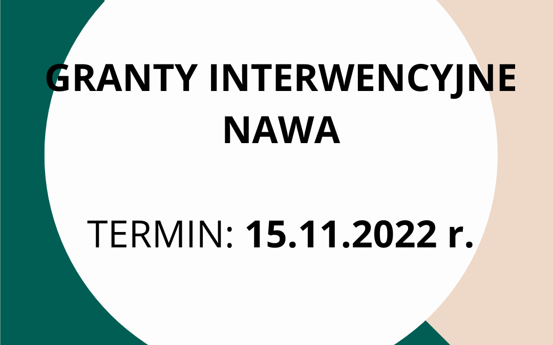 Trwa druga naboru wniosków w ramach Grantów Interwencyjnych NAWA
